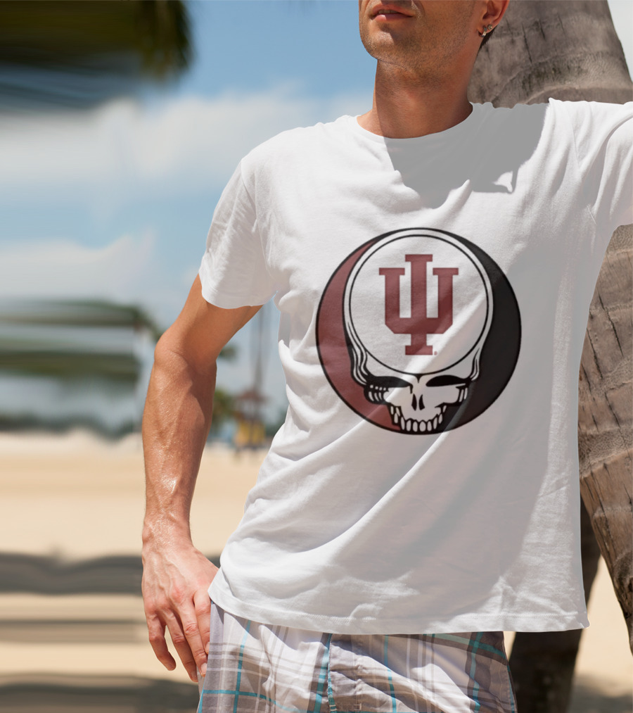 Indiana University Grateful Dead Steal Your Face Mashup T-Shirt