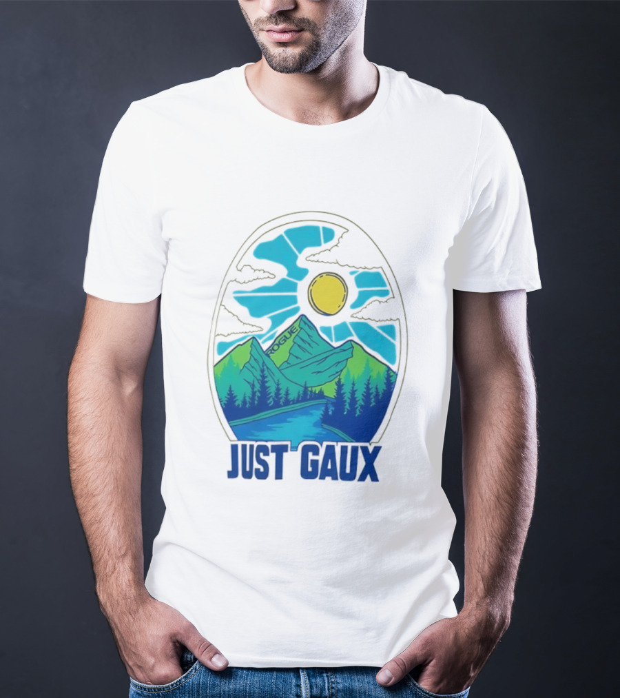 Just Gaux Margaux Alvarez Vintage Rogue Mountain Sun Art T-Shirt
