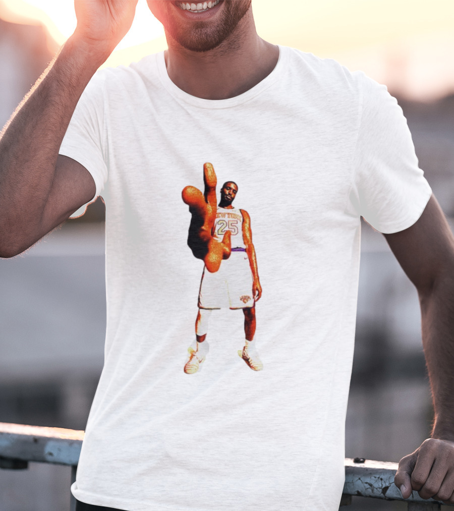Mikal Bridges 25 New York Knicks Basketball T-Shirt