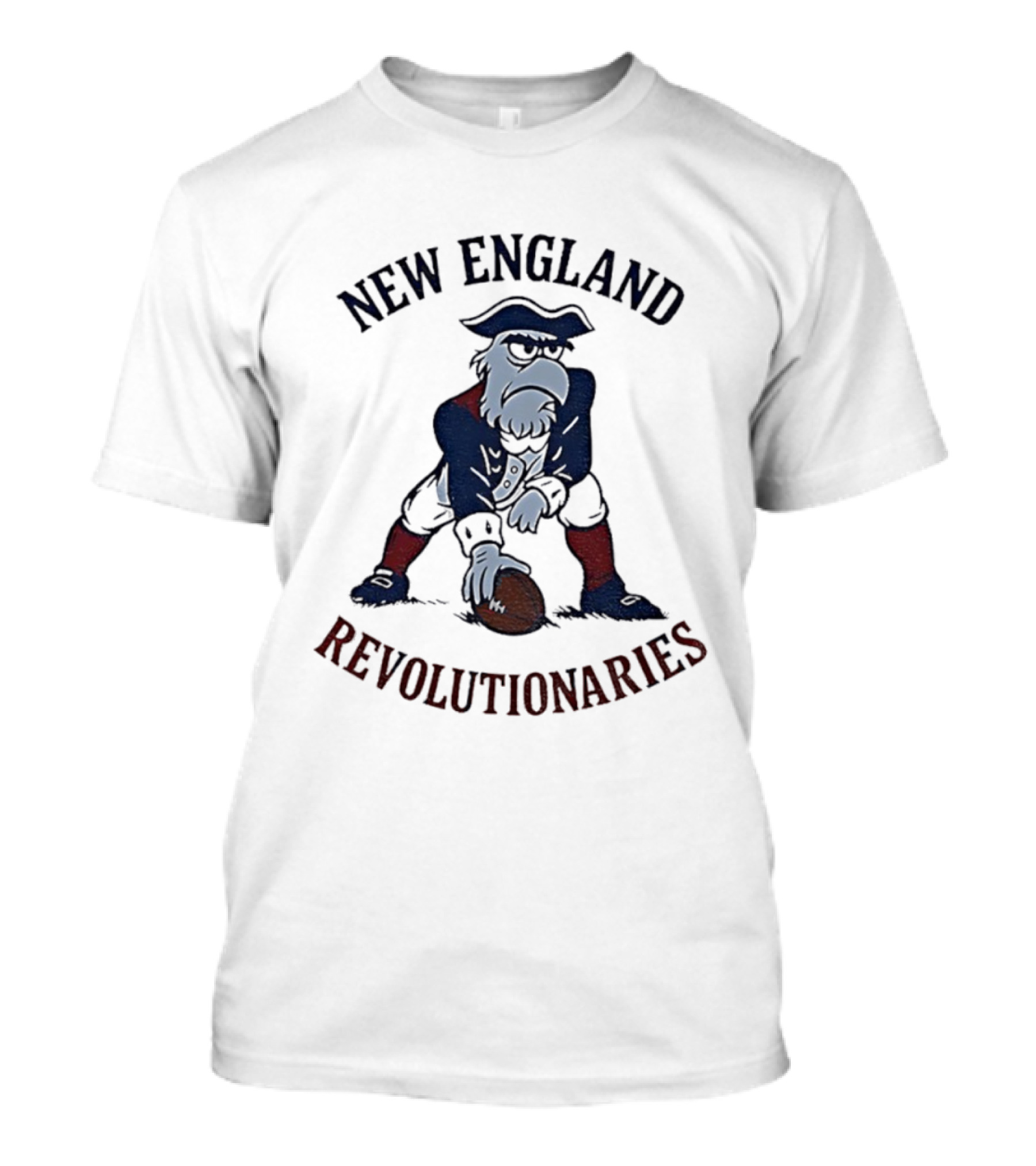 New England Patriots Revolutionaries American Football Vintage Style T-Shirt