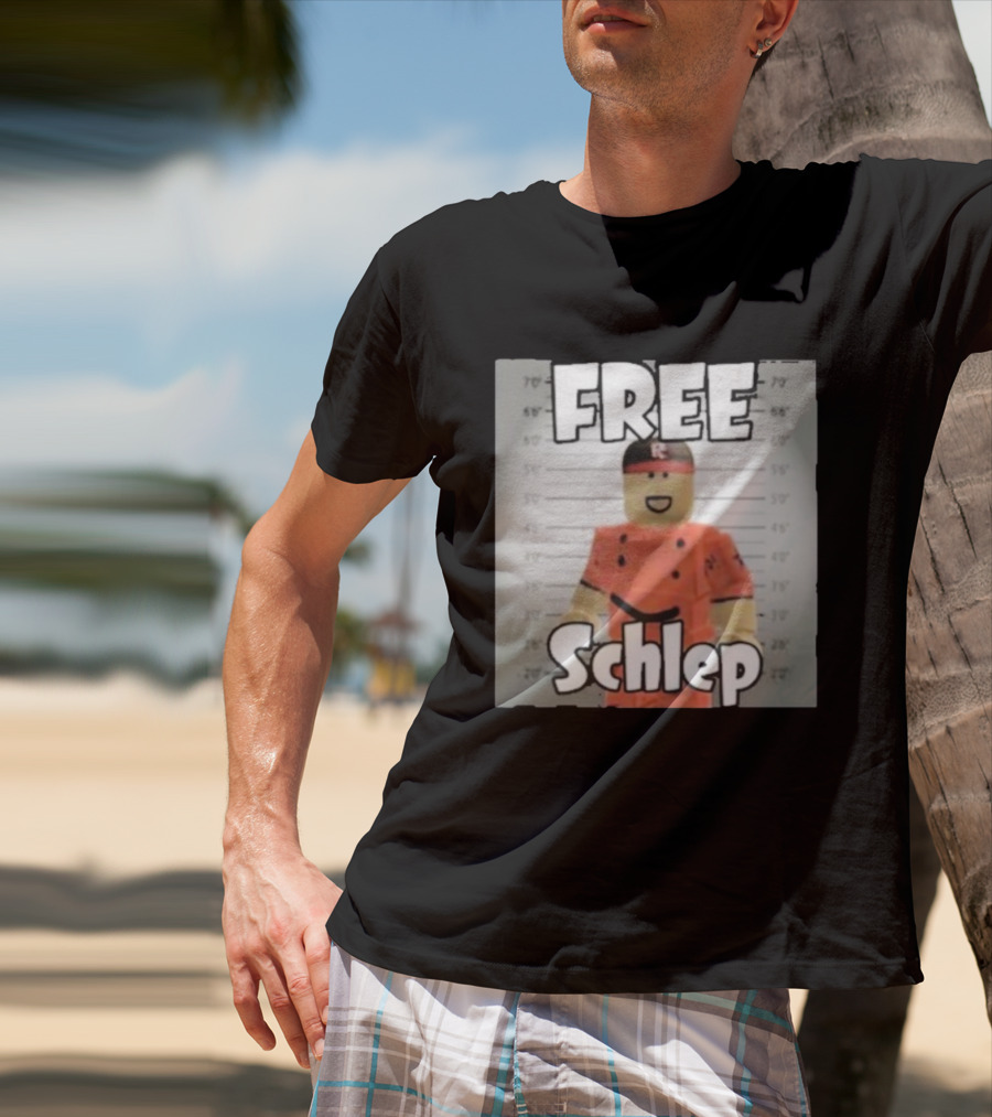 Free Schlep Roblox Shot Character T-Shirt