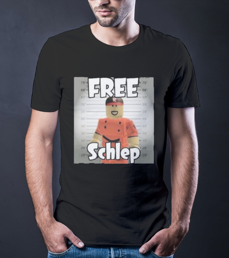 Free Schlep Roblox Shot Character T-Shirt