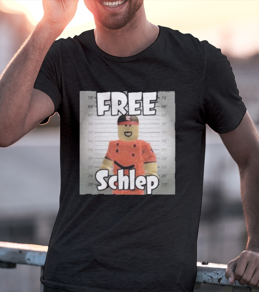 Free Schlep Roblox Shot Character T-Shirt