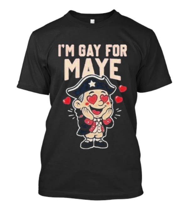 I’m Gay For Maye Captain Heart Eyes Graphic T-Shirt