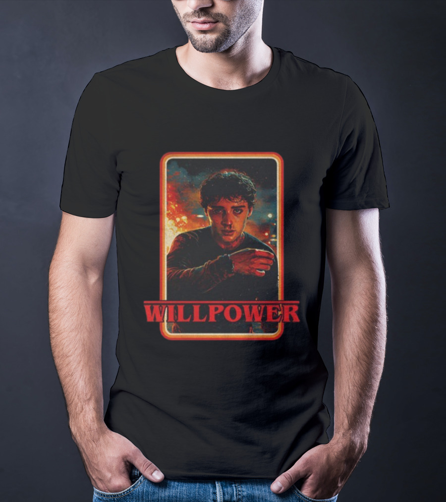 Willpower Stranger Things 5 Vintage Retro Style T-Shirt