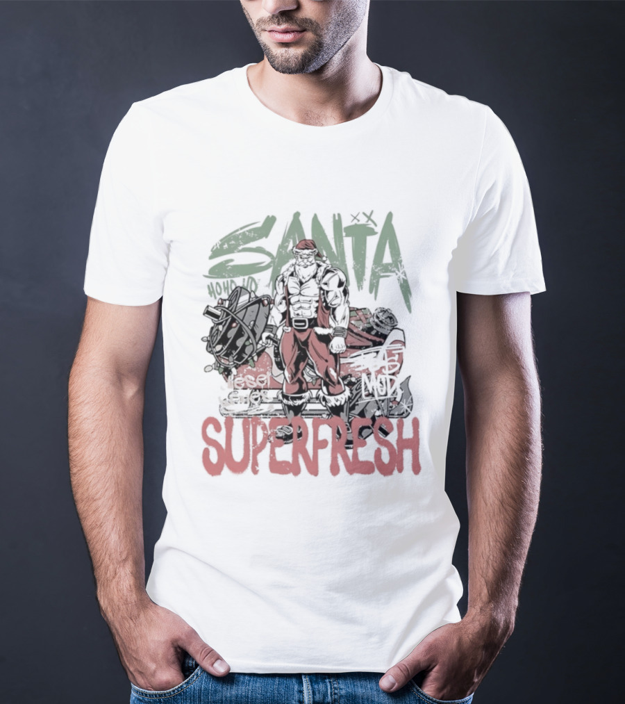 Santa Superfresh Ho Ho Ho Beast Mode T-Shirt