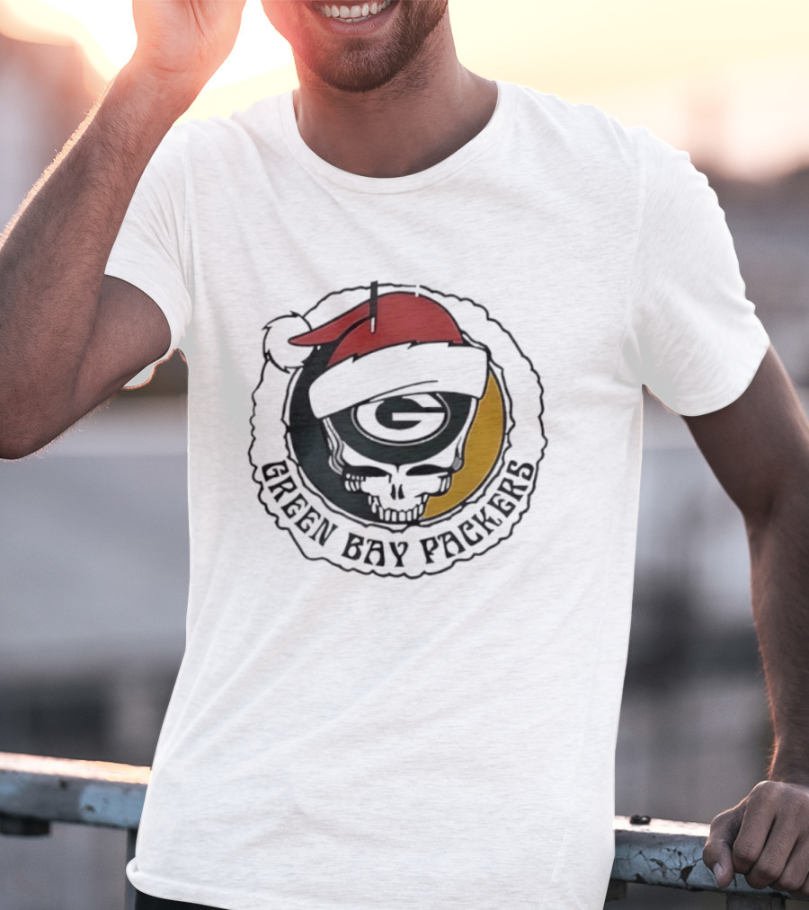 Green Bay Packers 60th Anniversary Grateful Dead Christmas Game Day T-Shirt