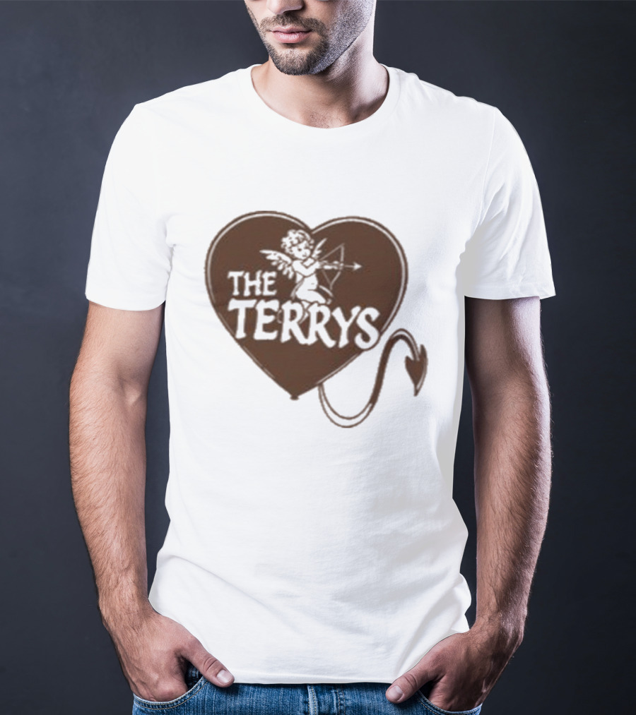 The Terrys Heart Rib Cupid Devil Tail T-Shirt