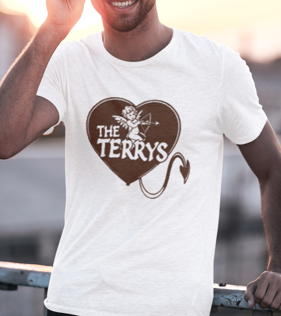 The Terrys Heart Rib Cupid Devil Tail T-Shirt