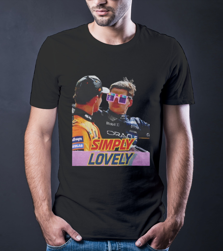 Max Verstappen Pink Sunglasses Las Vegas GP 2025 Simply Lovely Oracle Racing T-Shirt
