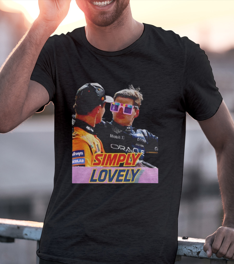 Max Verstappen Pink Sunglasses Las Vegas GP 2025 Simply Lovely Oracle Racing T-Shirt