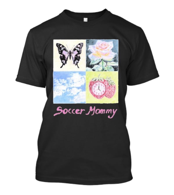 Soccer Mommy Butterfly Rose Sky Strawberry T-Shirt