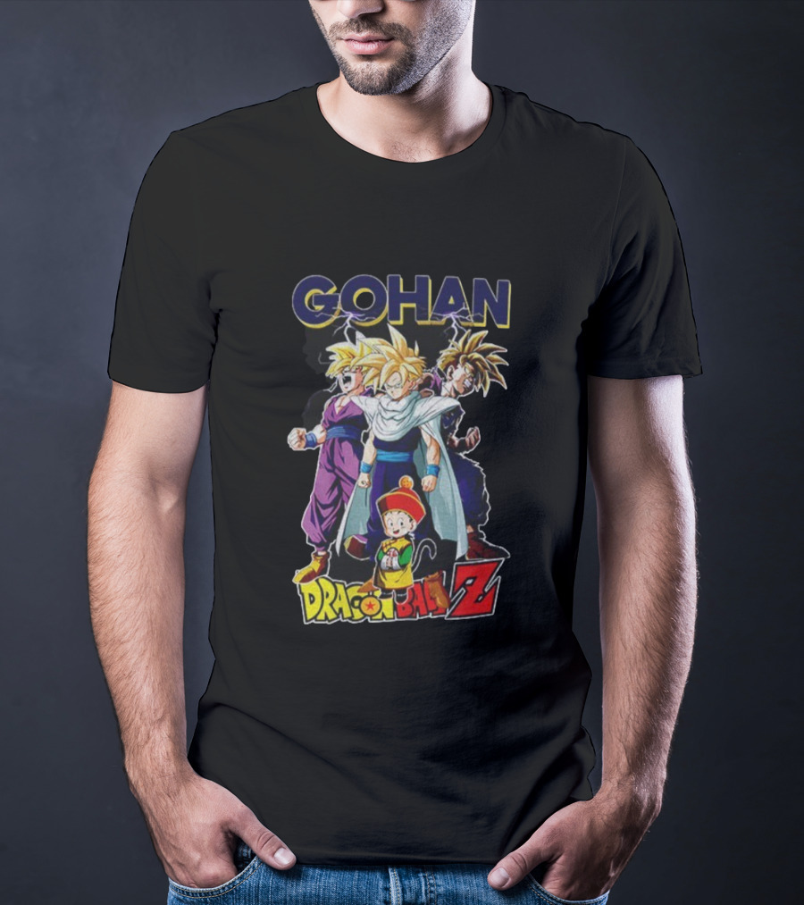 Gohan Dragon Ball Z Super Saiyan Anime Classic Characters T-Shirt