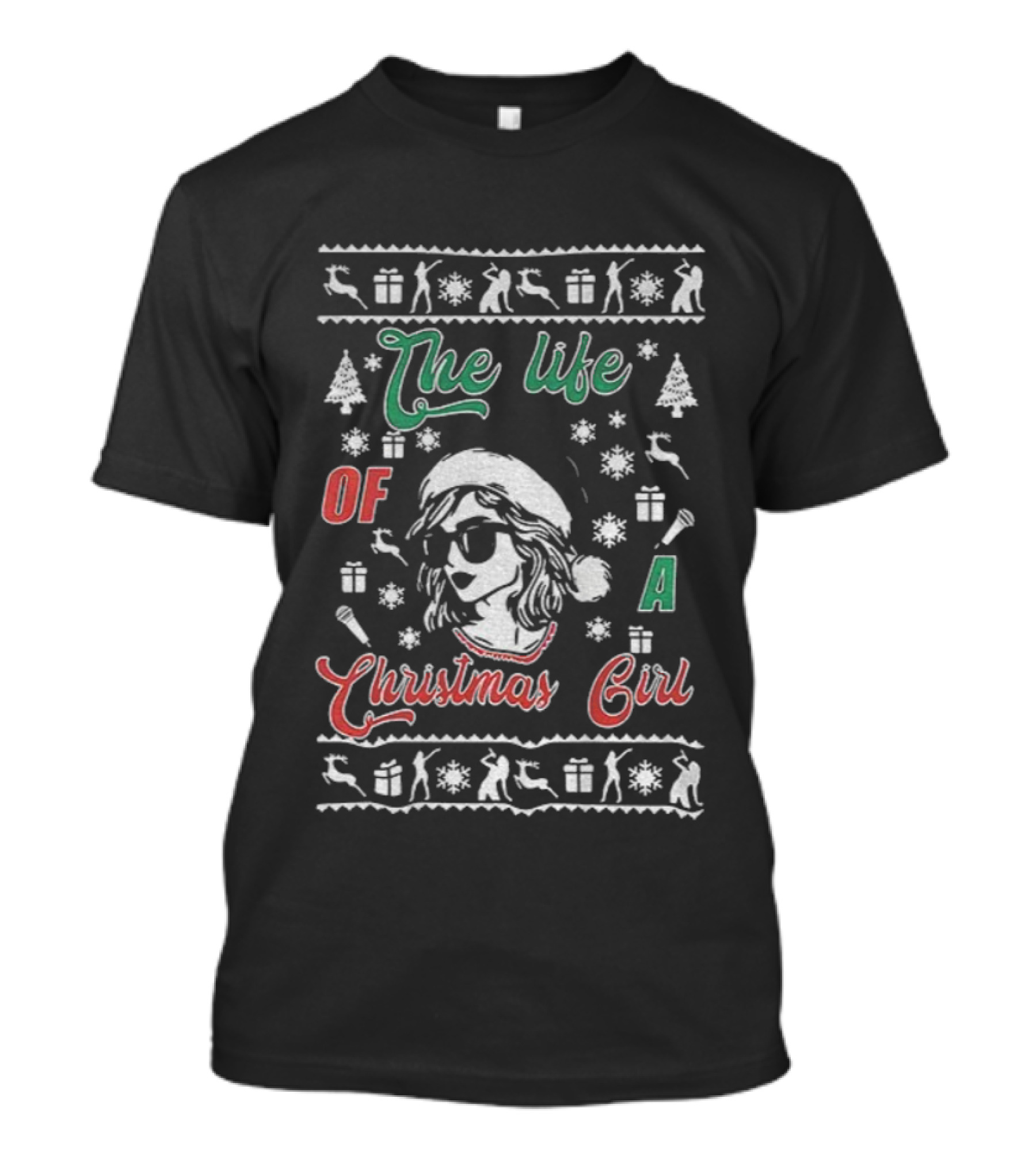 Merry Christmas 2025 The Life Of A Christmas Girl Taylor T-Shirt