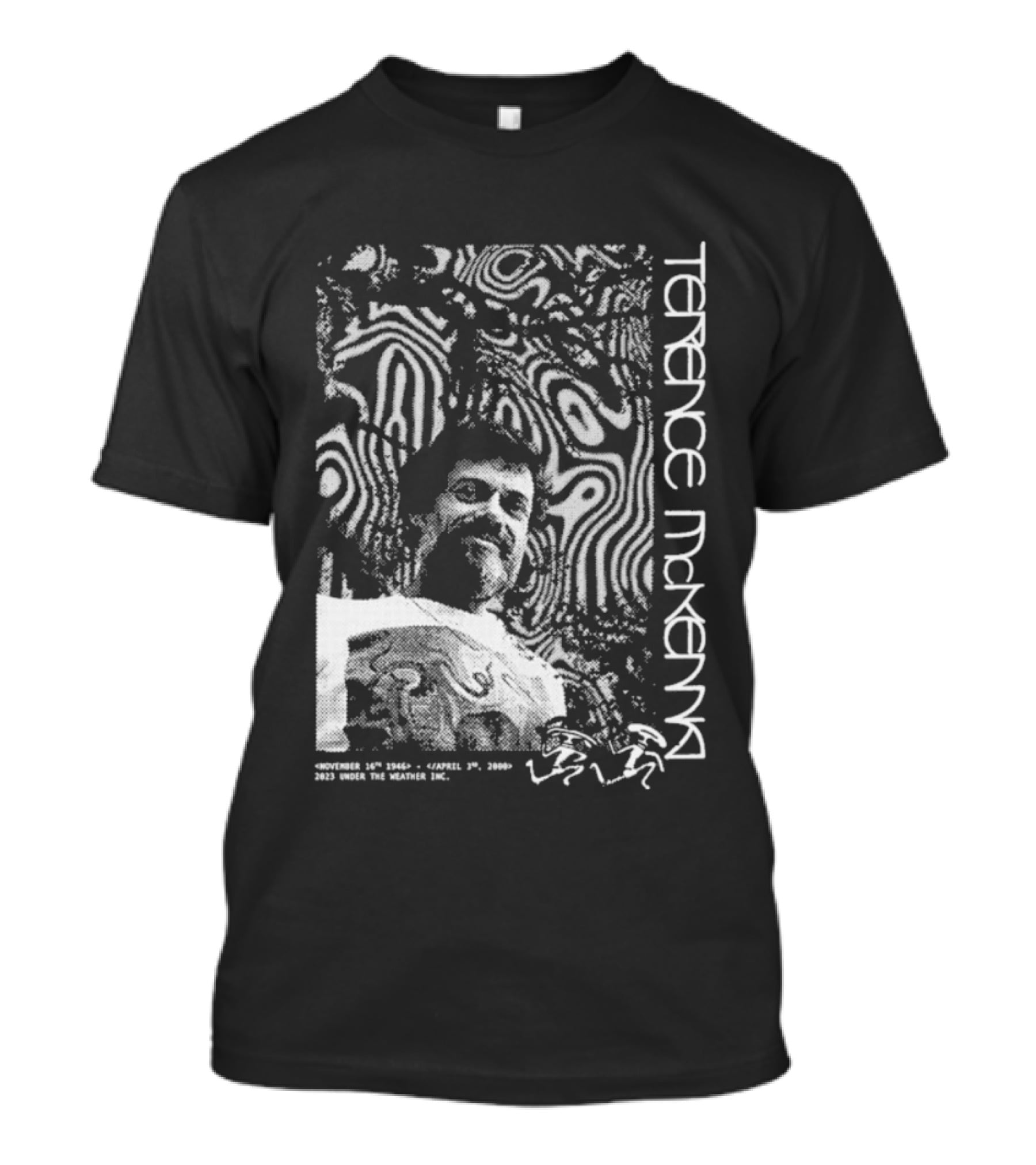Terence Mckenna Psychedelic Influence Elements T-Shirt