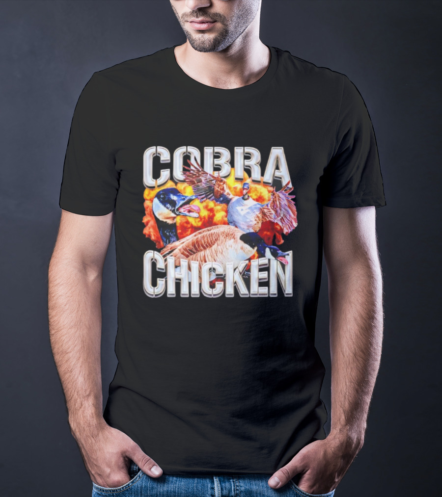 Cobra Chicken Goose Fire Explosion Apparel T-Shirt