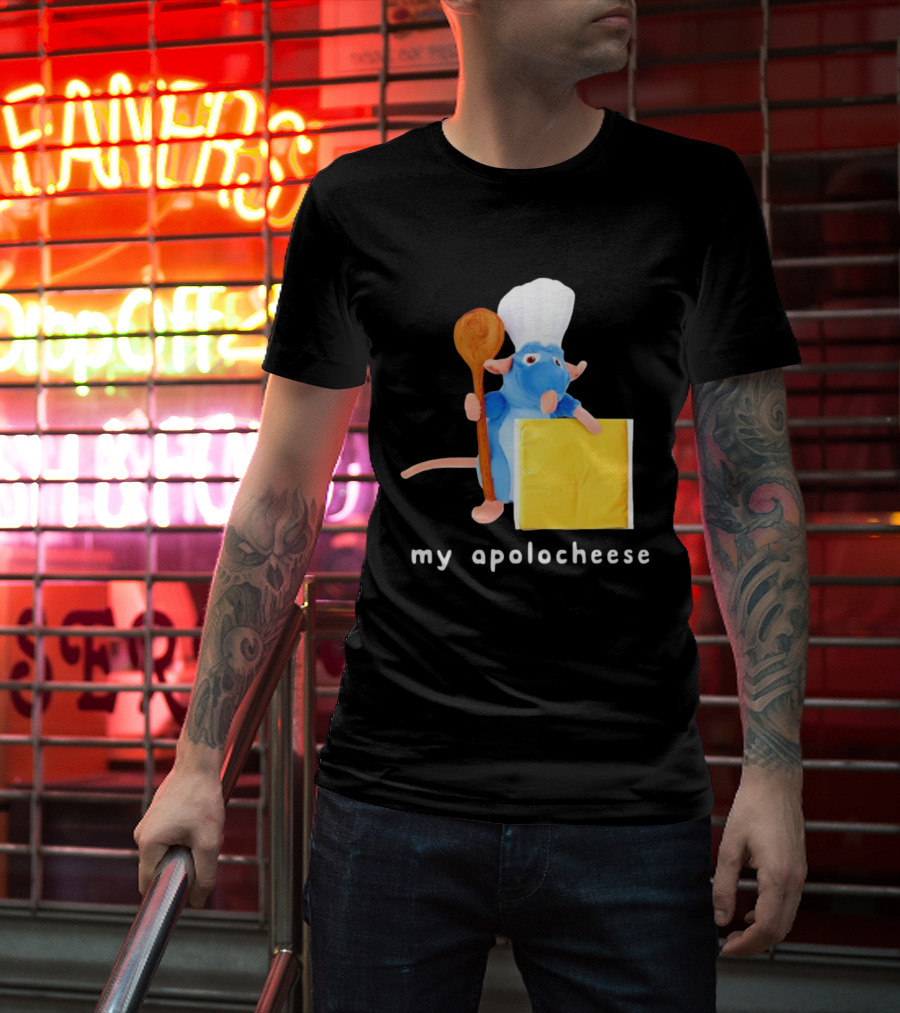 My Apolocheese Remy Mouse Disney And Pixar’s Ratatouille Chef Spoon Cheese T-Shirt