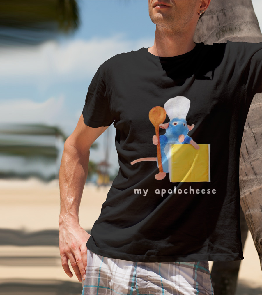My Apolocheese Remy Mouse Disney And Pixar’s Ratatouille Chef Spoon Cheese T-Shirt