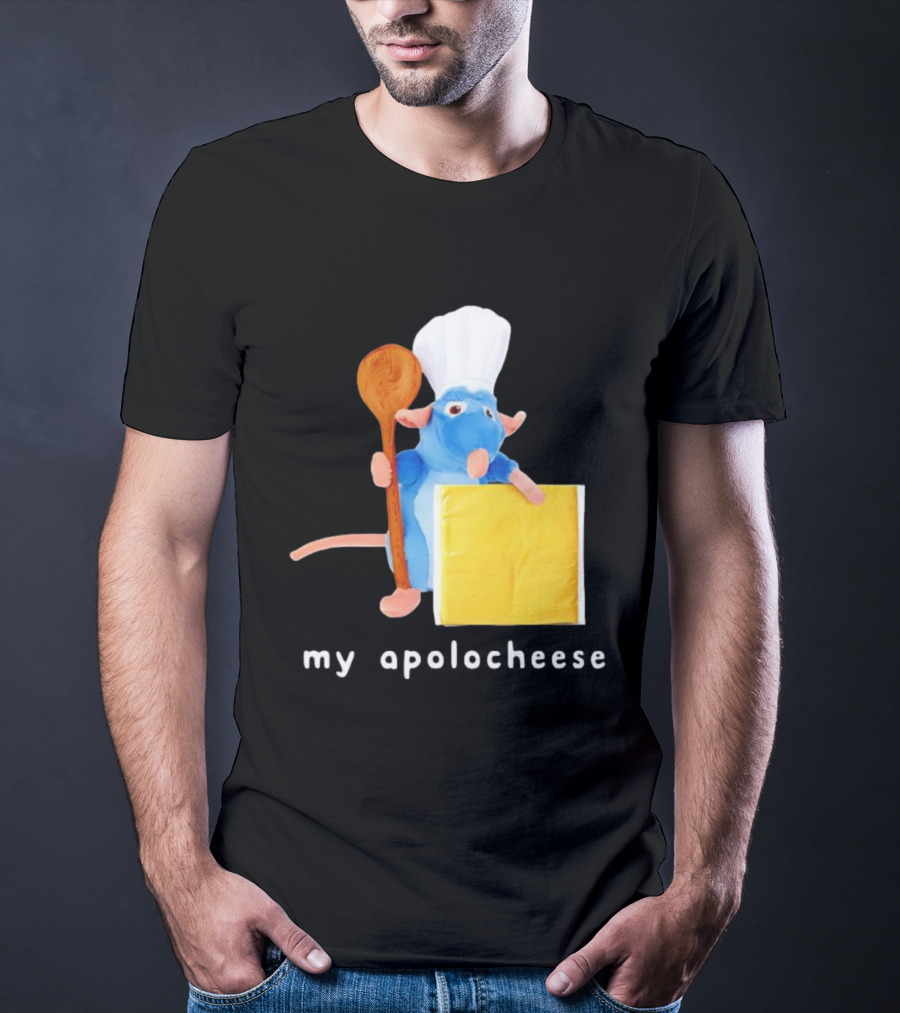 My Apolocheese Remy Mouse Disney And Pixar’s Ratatouille Chef Spoon Cheese T-Shirt