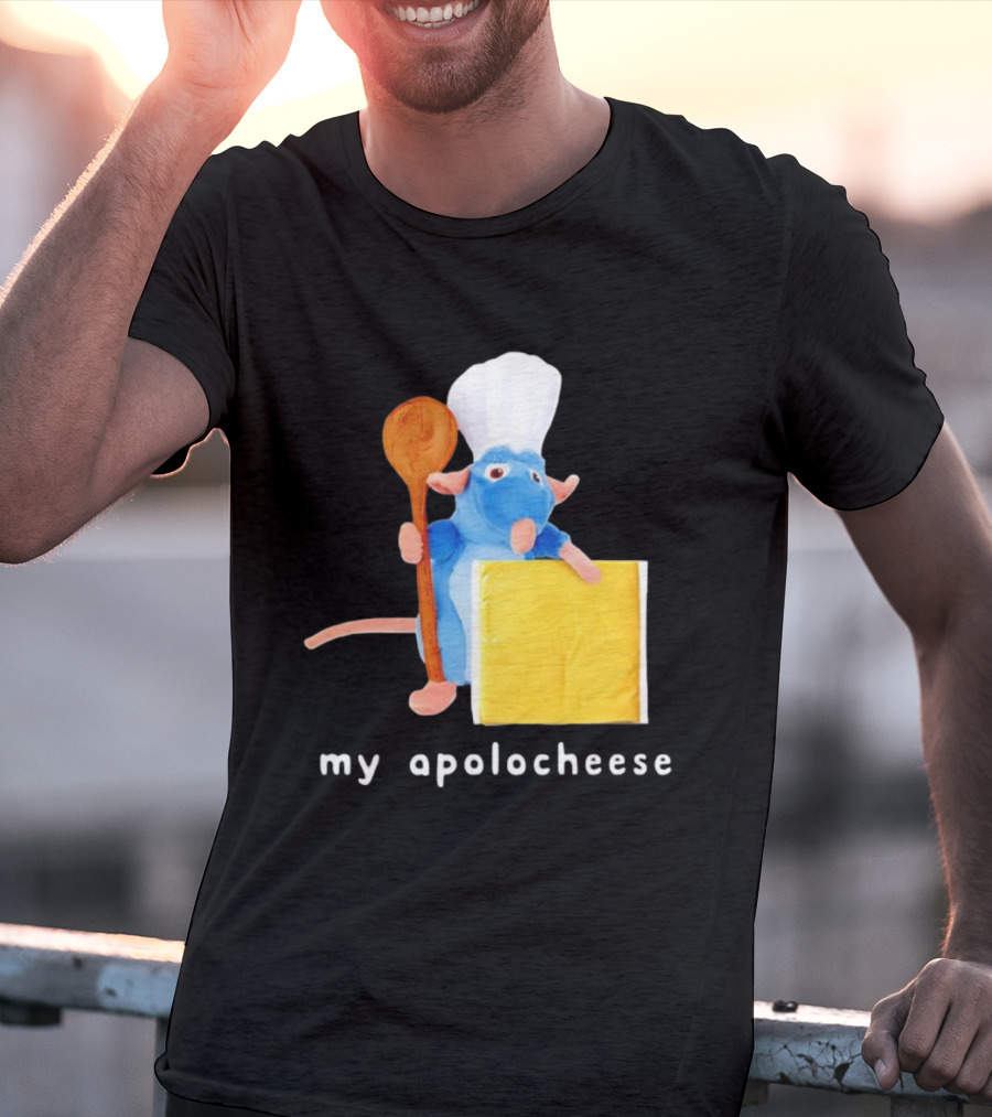 My Apolocheese Remy Mouse Disney And Pixar’s Ratatouille Chef Spoon Cheese T-Shirt