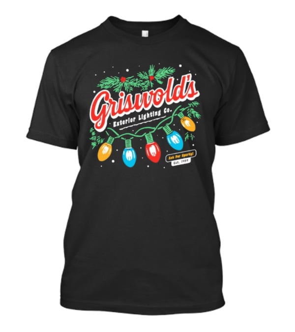 Griswold's Exterior Lighting Co. Christmas Vacation Holiday Lights T-Shirt