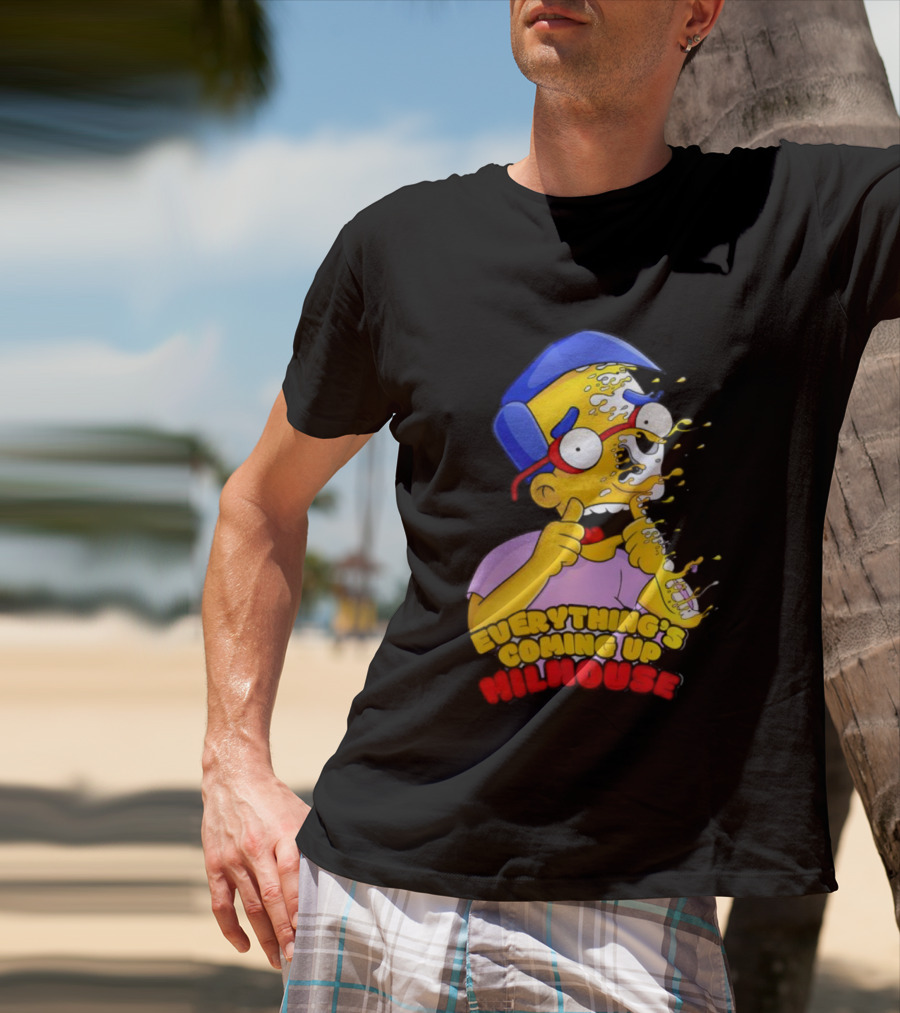 The Simpsons Everything's Coming Up Milhouse Melting Character T-Shirt