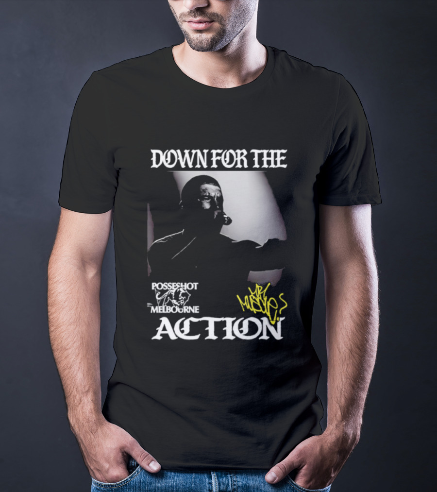 DOWN FOR THE ACTION POSSESHOT MELBOURNE HANDSæ T-Shirt