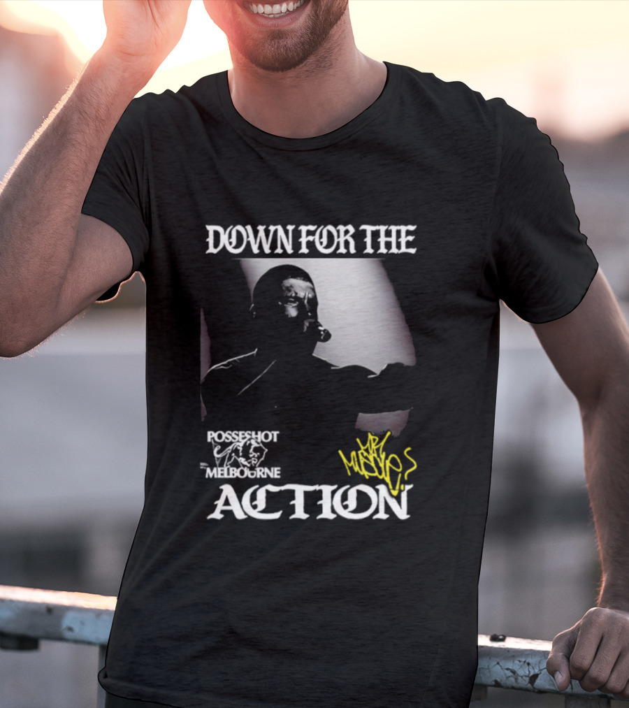 DOWN FOR THE ACTION POSSESHOT MELBOURNE HANDSæ T-Shirt