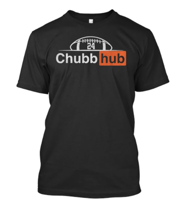 Nick Chubb 24 Cleveland Browns NFL Football Chubb Hub 2025 T-Shirt
