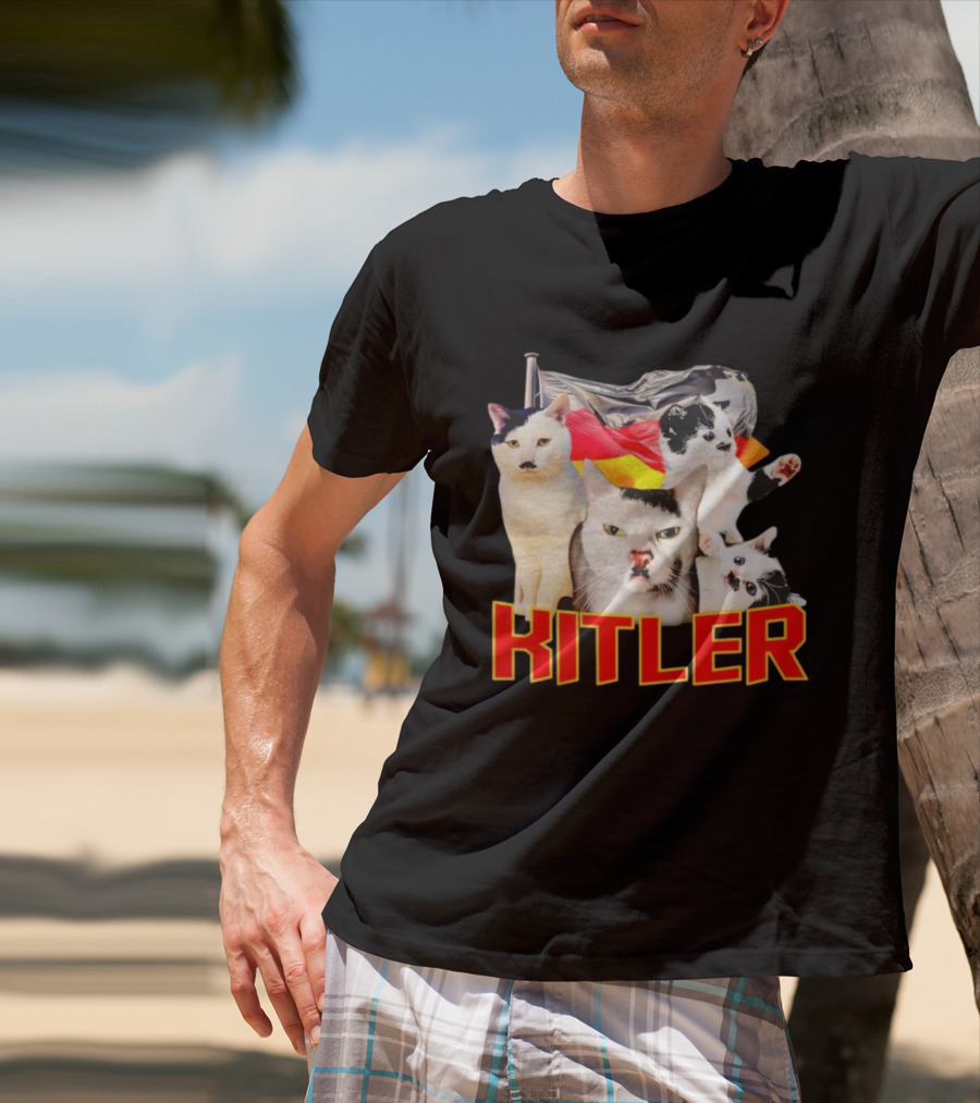 Kitler Cat Meme German Flag Humor T-Shirt