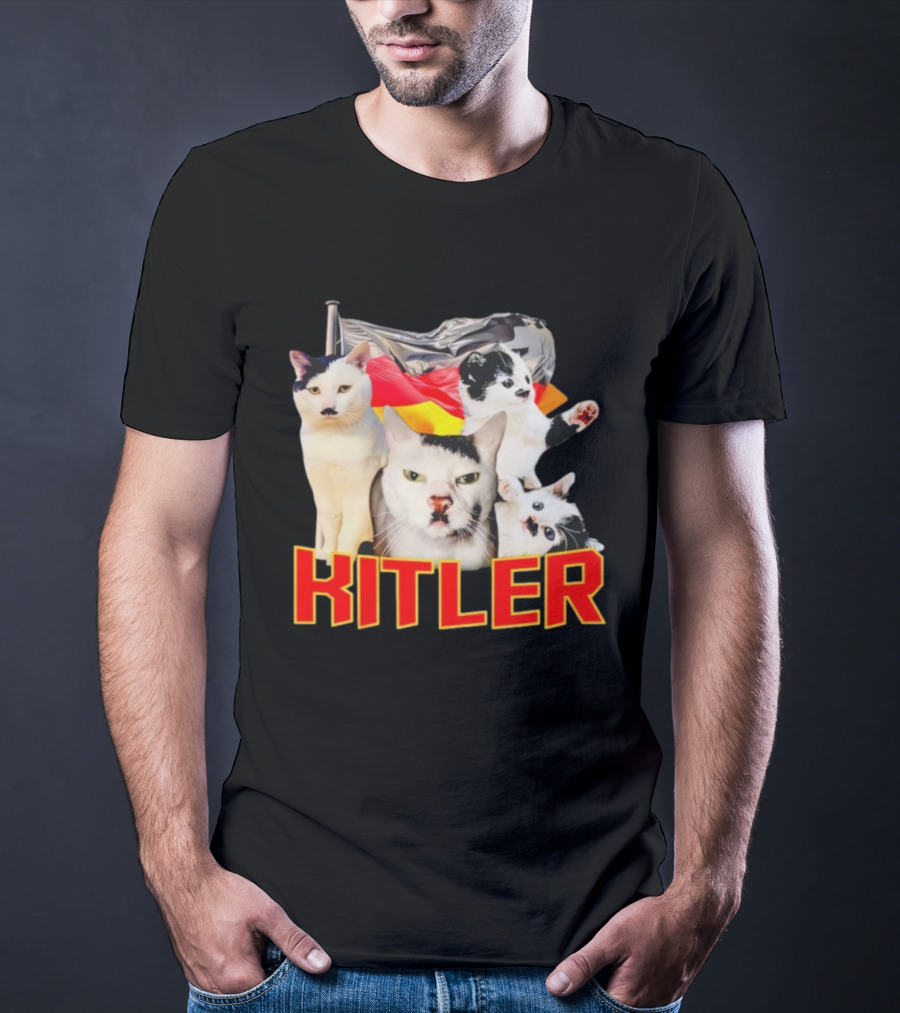 Kitler Cat Meme German Flag Humor T-Shirt