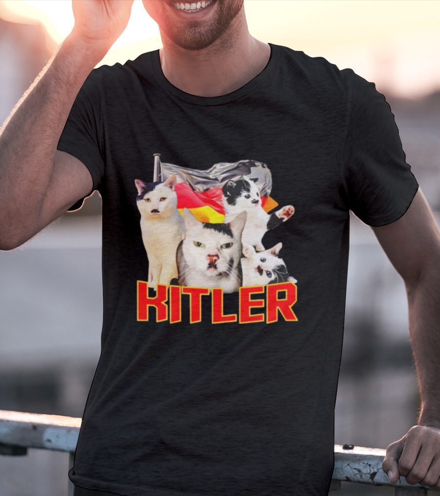 Kitler Cat Meme German Flag Humor T-Shirt