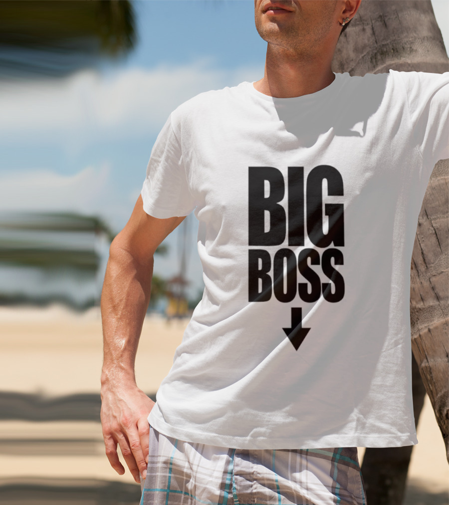 Big Boss Arrow Down Humor Trend T-Shirt
