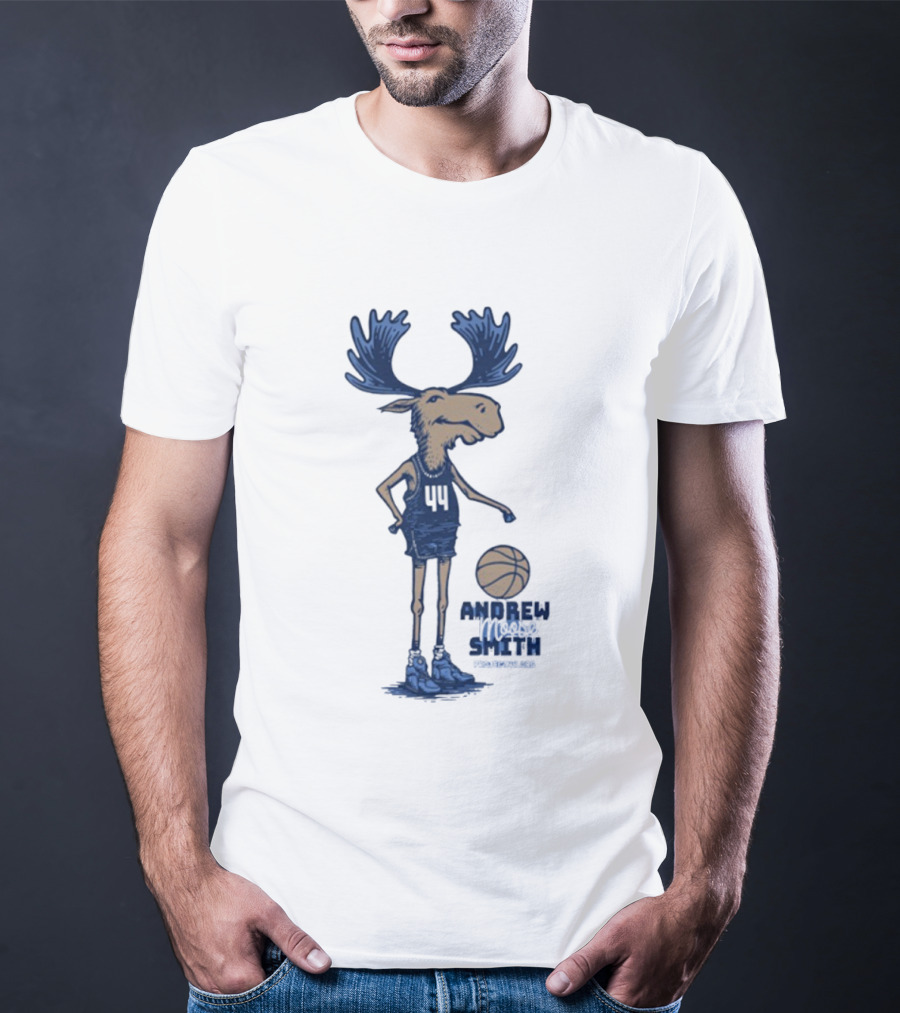 Andrew Smith Butler 44 Moose Basketball Player T-Shirt
