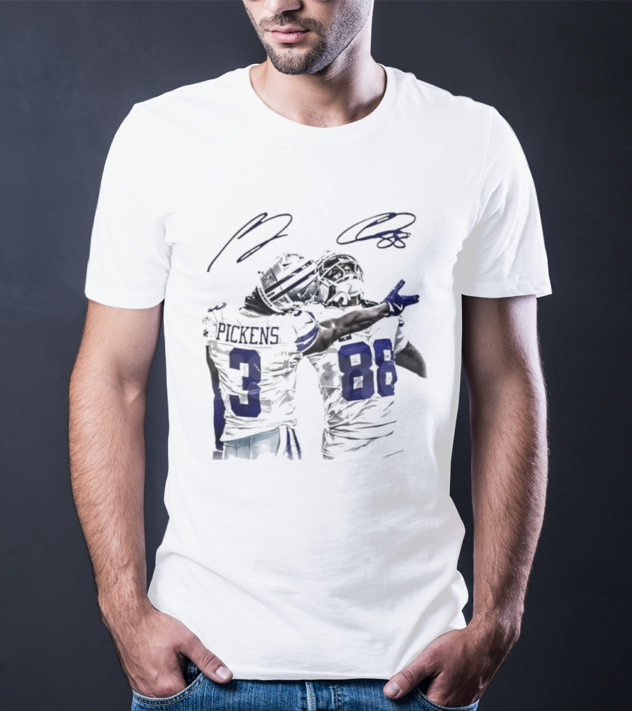 CeeDee Lamb And George Pickens NFL Football Duo 3 And 88 T-Shirt