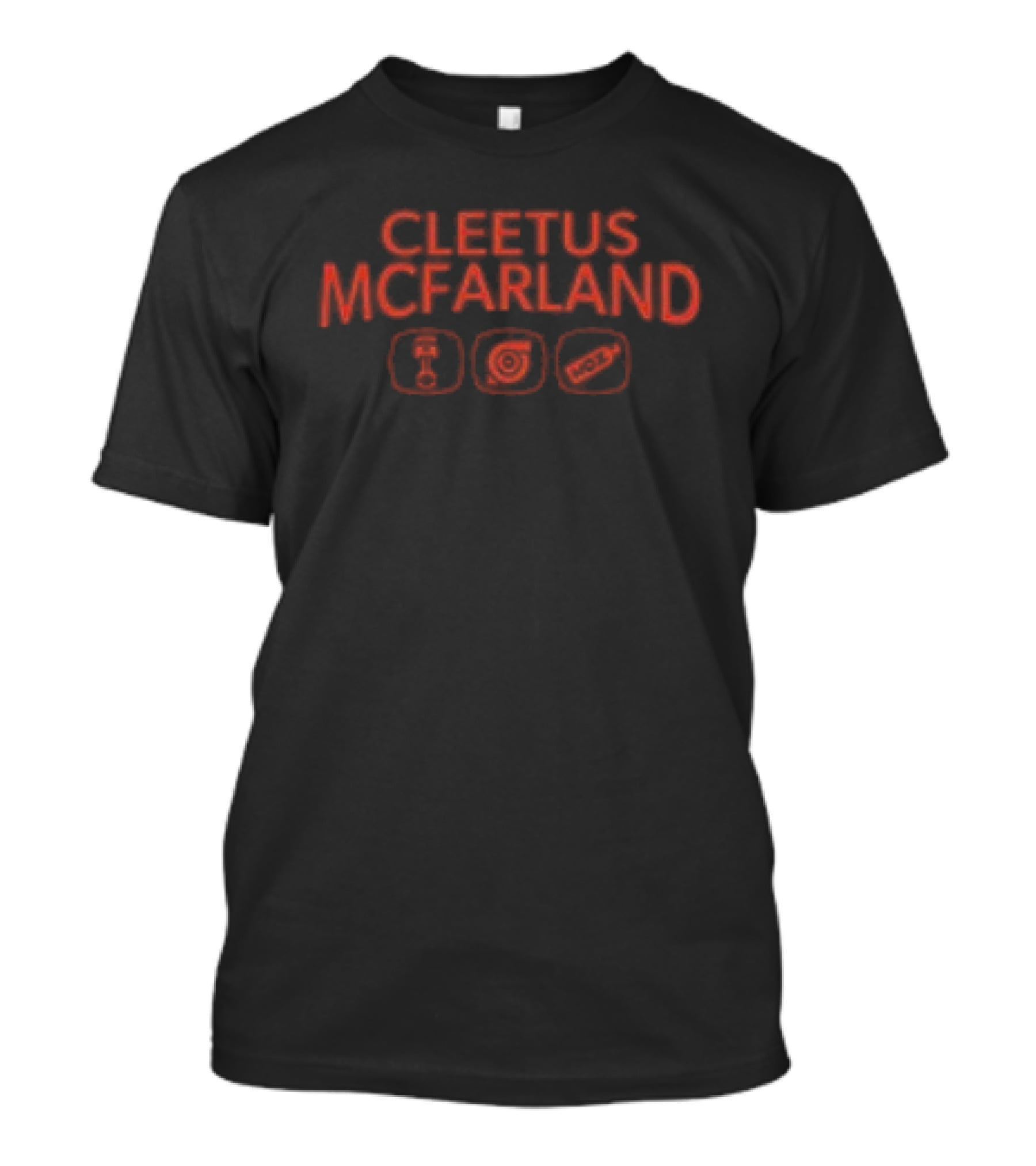 Cleetus McFarland Gap Insurance Full Coverage Racing Symbol Collection T-Shirt