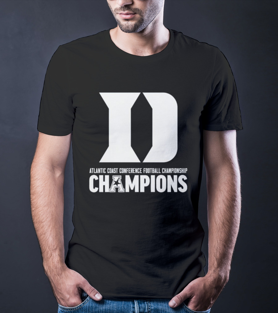 Duke Blue Devils Atlantic Coast Conference Football Champions T-Shirt