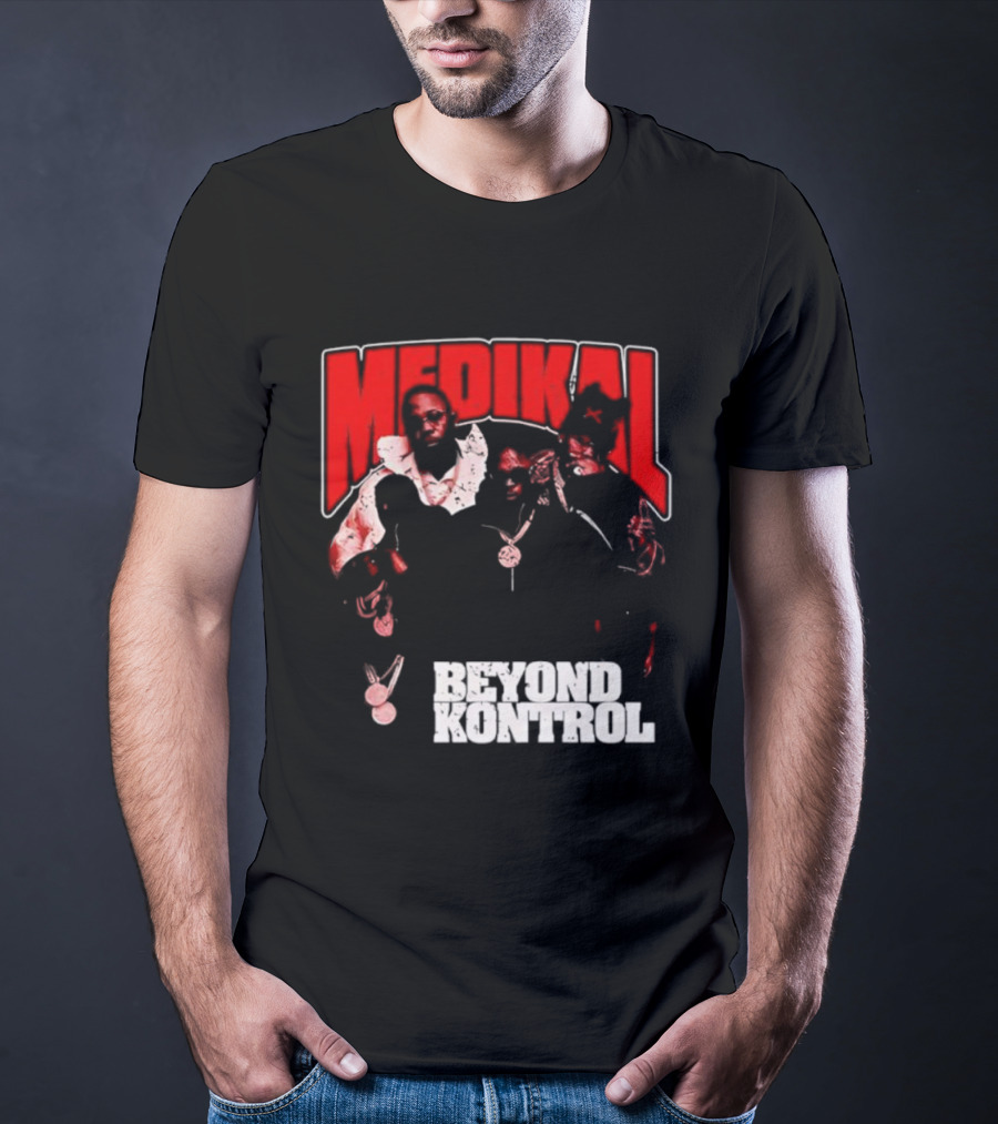 Medikal Beyond Kontrol Ghanaian Rapper Group Portrait T-Shirt