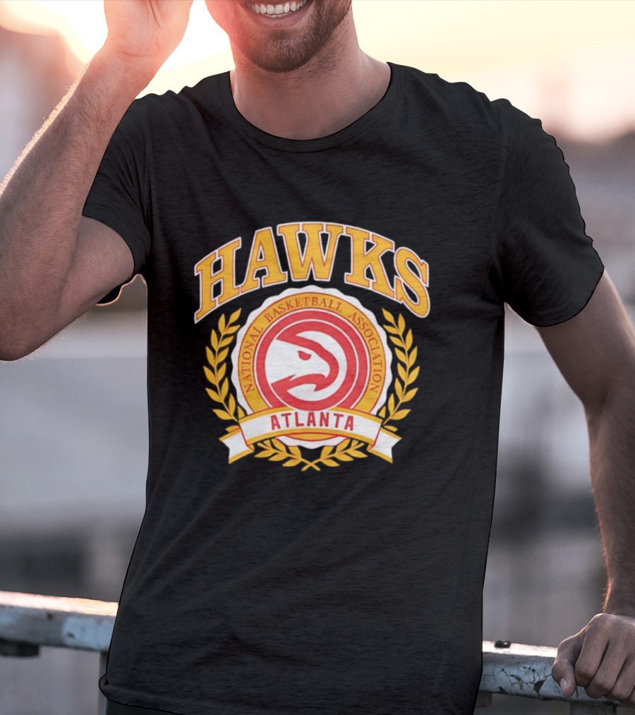 Atlanta Hawks National Basketball Association Crest T-Shirt