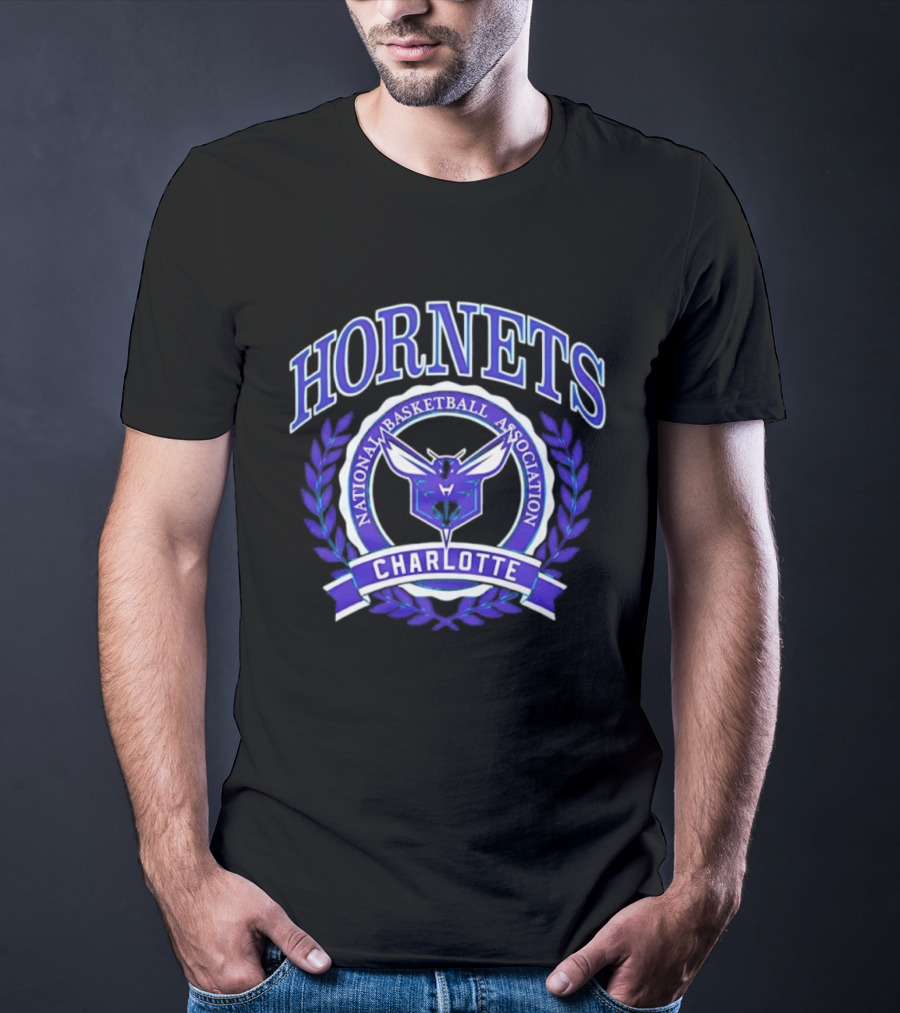 Charlotte Hornets National Basketball Association Crest T-Shirt