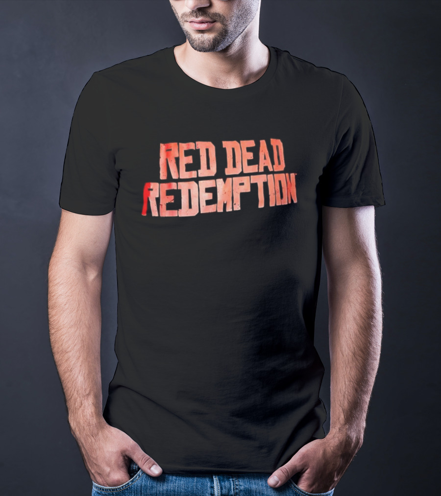 Red Dead Redemption Gaming Iconic Title T-Shirt