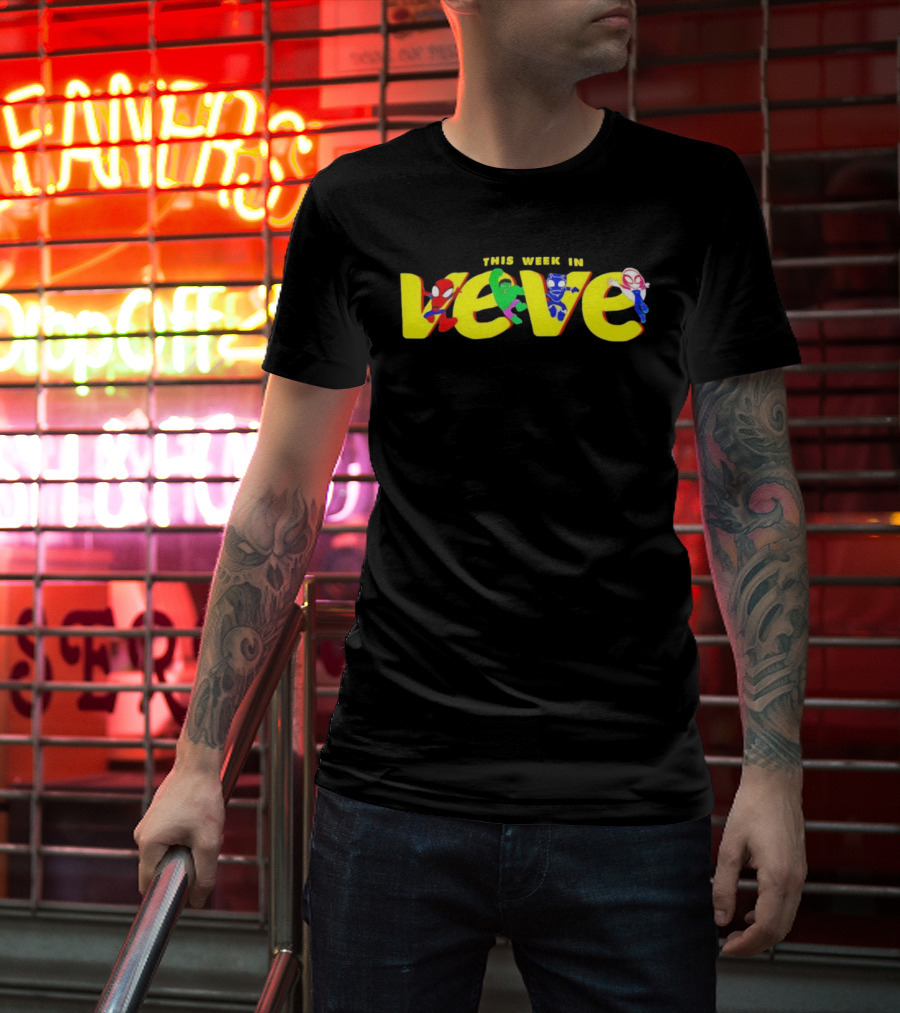 This Week In VeVe Spider-Man Hulk Black Panther Ghost-Spider T-Shirt