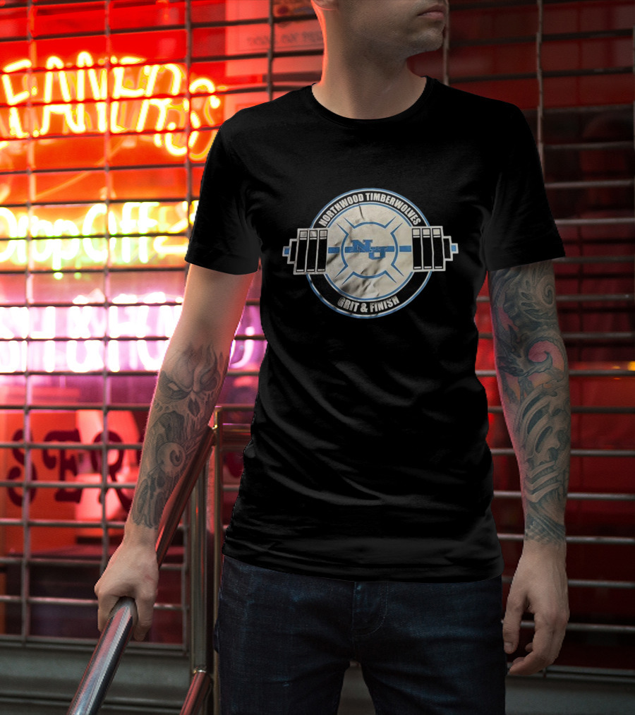 Northwood Timberwolves NU Weightlifting Grit And Finish T-Shirt