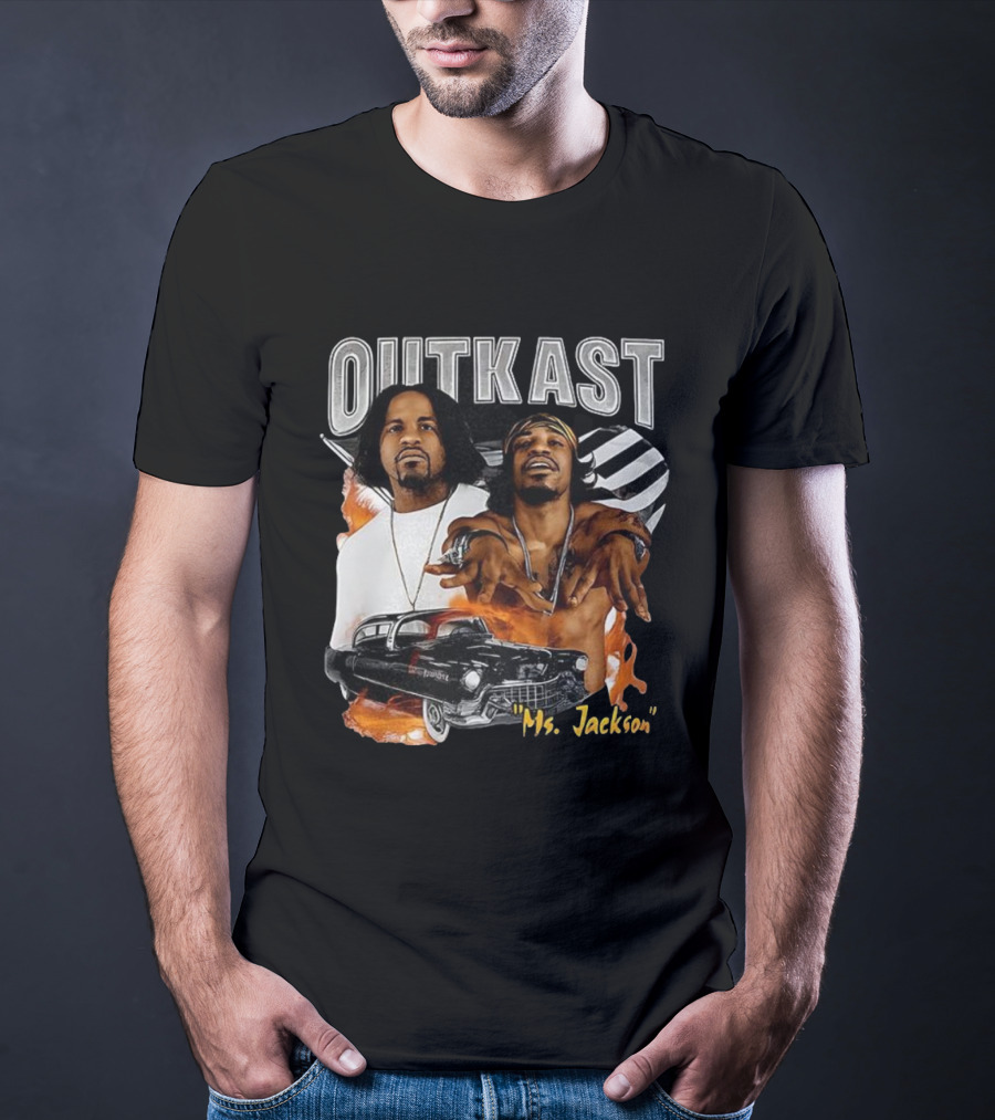 Outkast Ms. Jackson Classic Car Music Icon Tribute T-Shirt