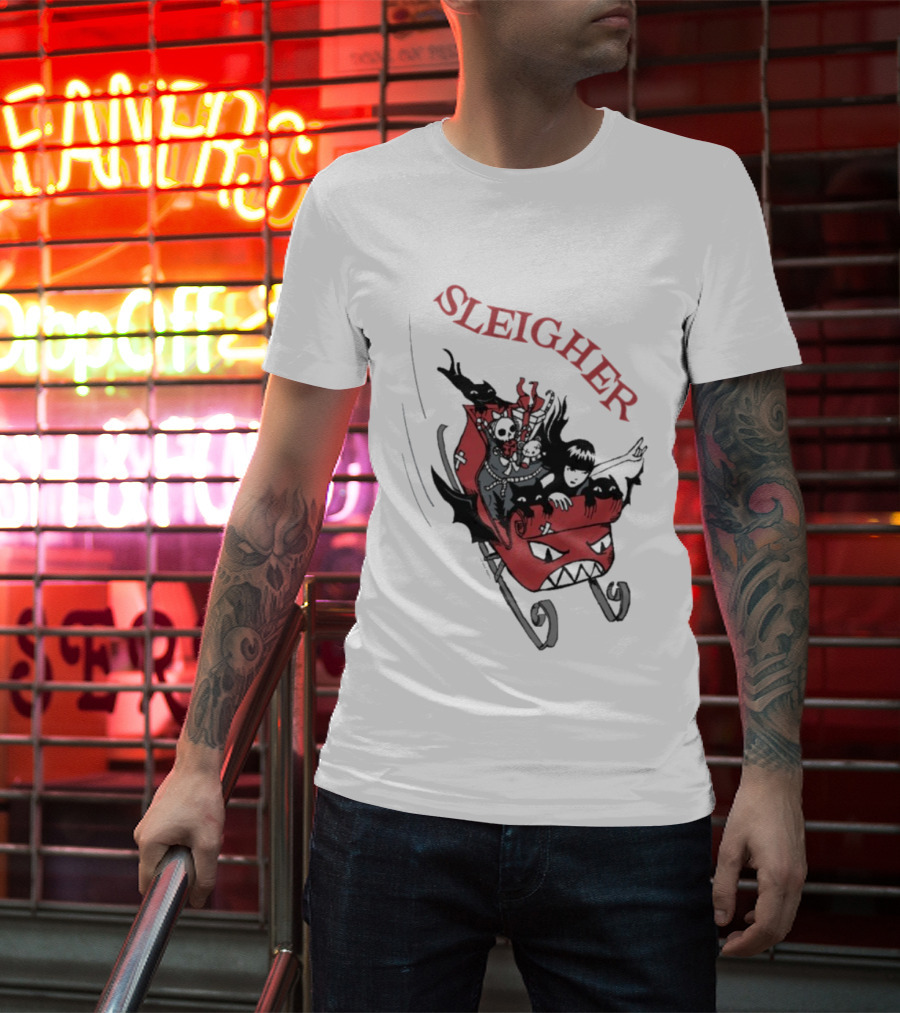 Sleigher Emily Strange Christmas T-Shirt