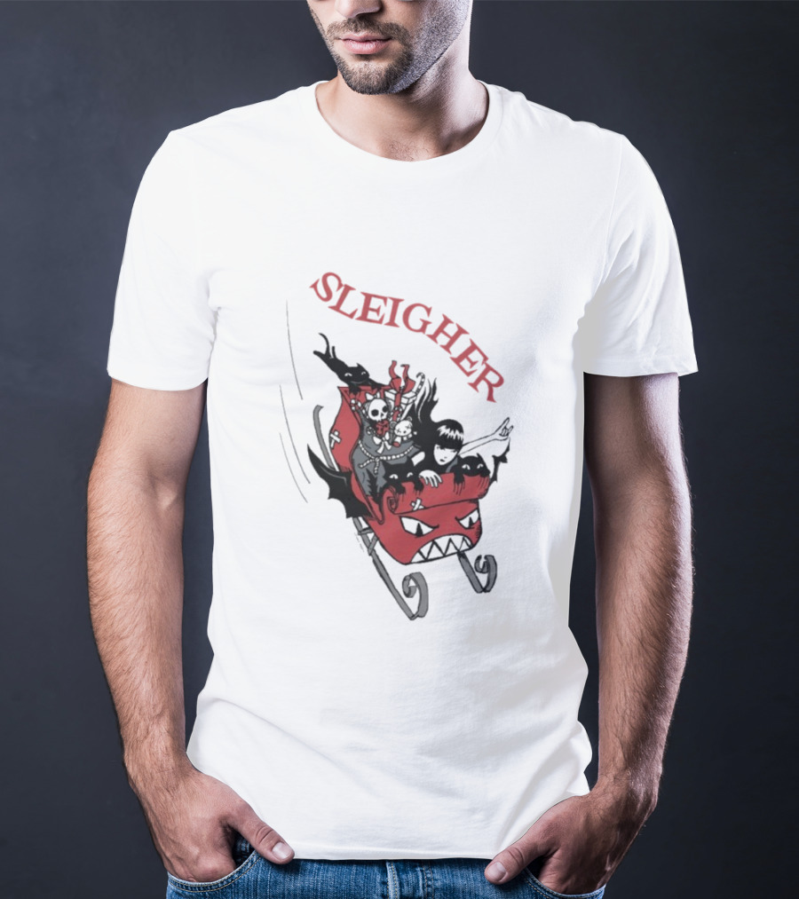 Sleigher Emily Strange Christmas T-Shirt