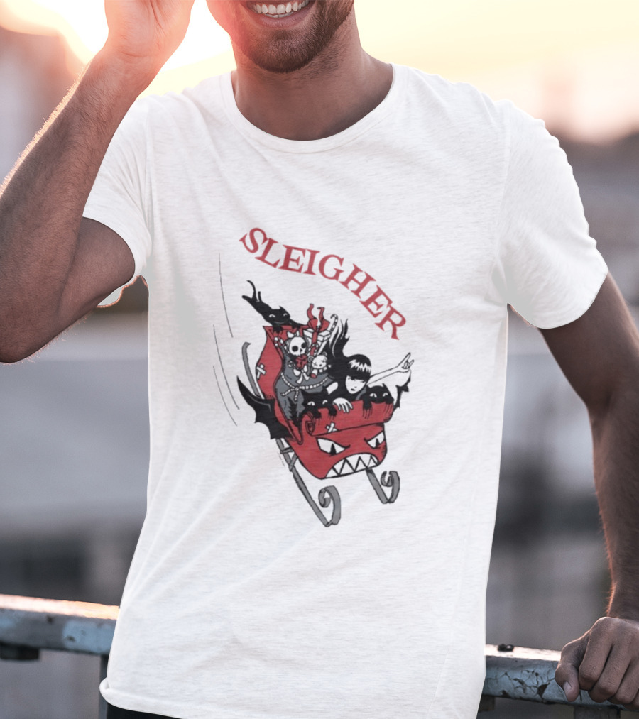 Sleigher Emily Strange Christmas T-Shirt