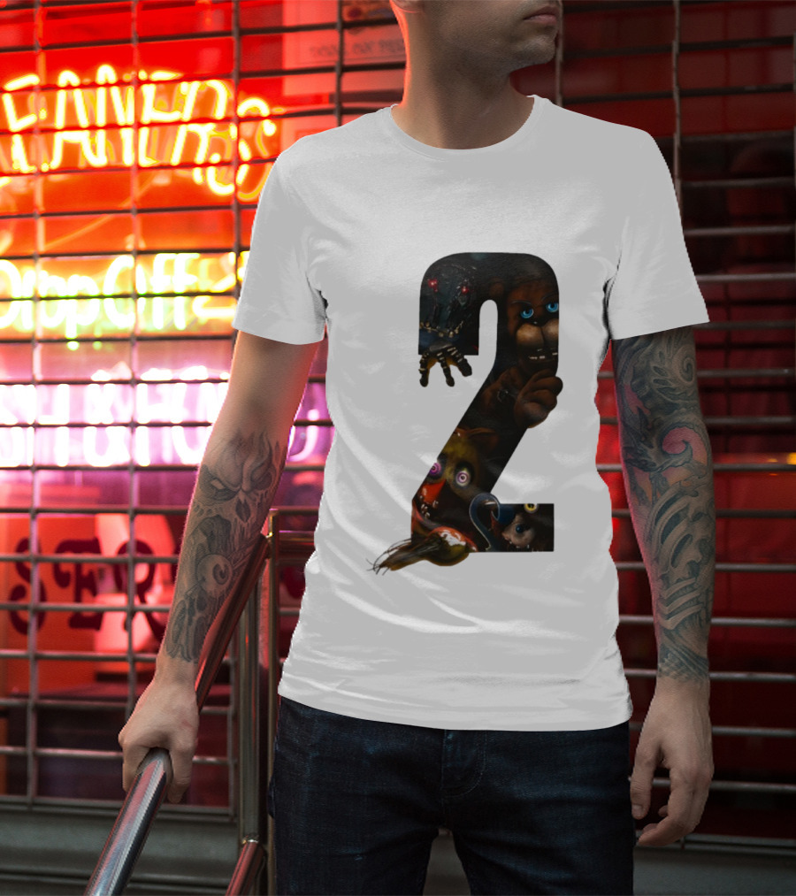 Five Nights At Freddy's 2 Character Collage Animatronics T-Shirt