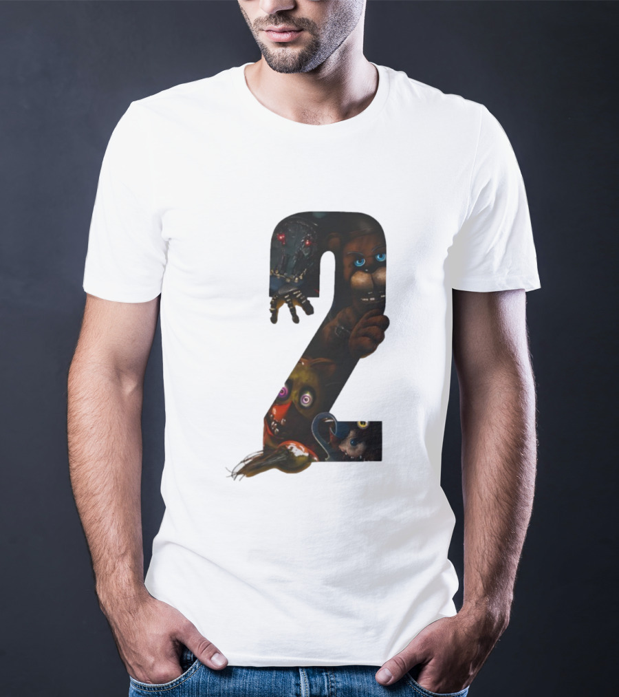 Five Nights At Freddy's 2 Character Collage Animatronics T-Shirt