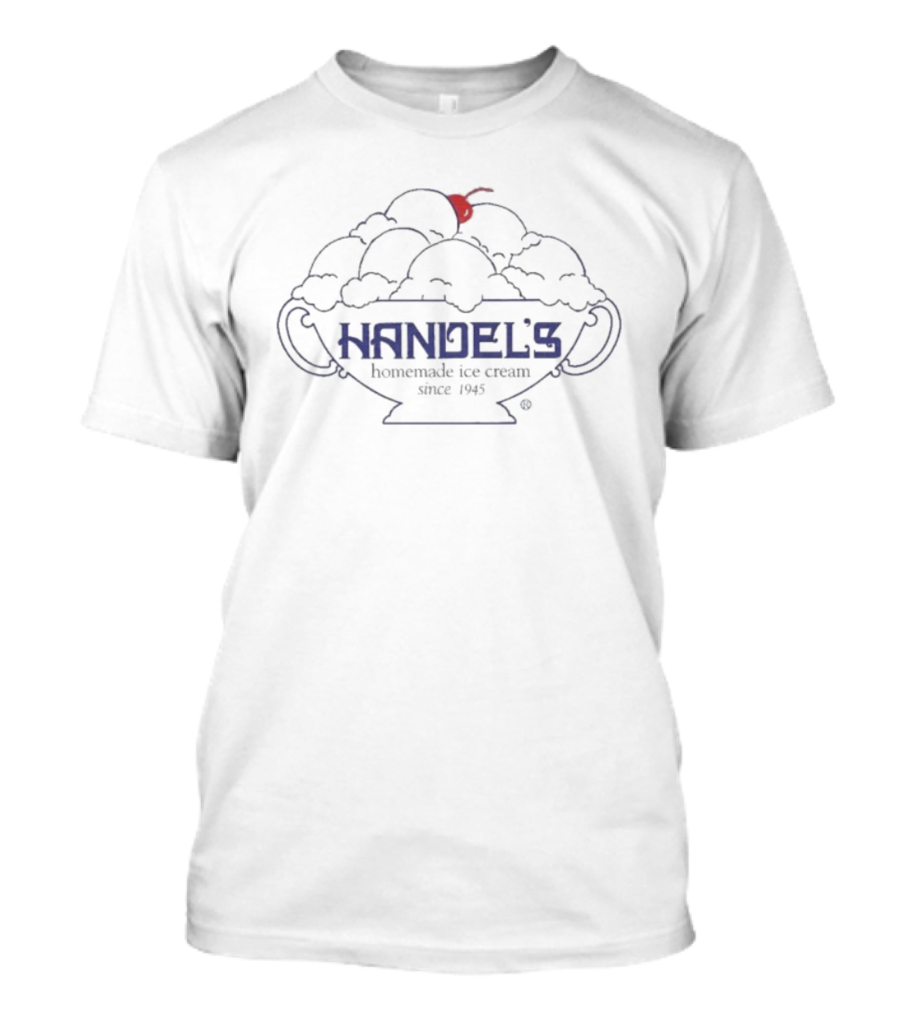 Handel’s Homemade Ice Cream Since 1945 Cherry Bowl Design T-Shirt